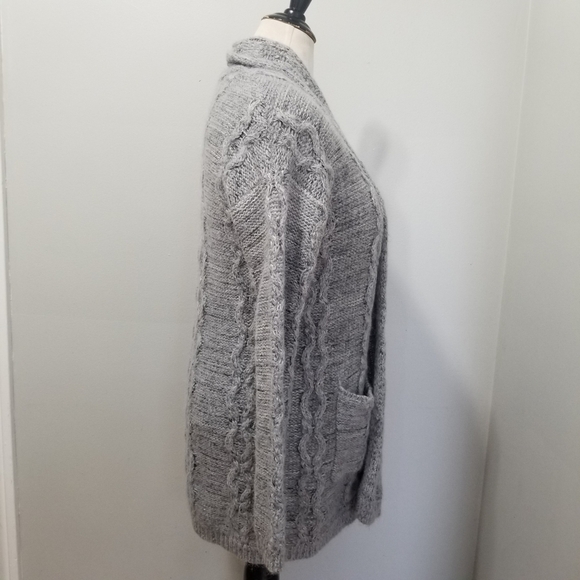 Cynthia Rowley Alpaca Wool Blend Cardigan Sweater - Picture 4 of 8